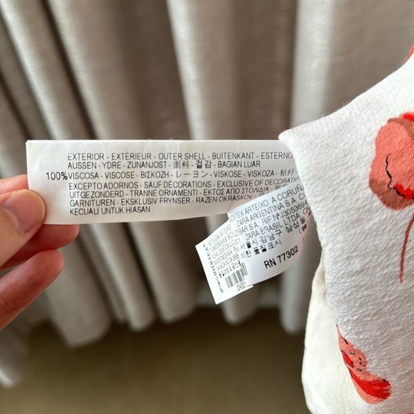 Zara Floral Wraparound Cami - Picture 4 of 8